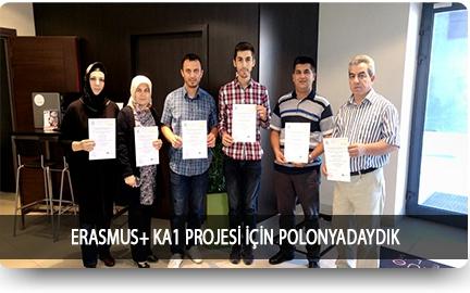 Okulumuz Erasmus+ KA1 Projesi İçin Polonyadaydı.
